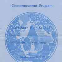 Millburn High School: Commencement Program, 1977