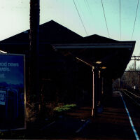          Millburn Train Station, 1985 picture number 3
   