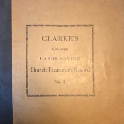 White Oak Ridge Chapel Treasurer's Record Book, 1934-1937