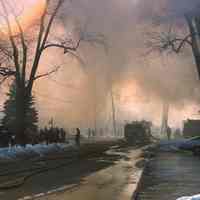          Racquets Club: Peter Mackersie Photographs of the Racquets Club Fire, 1978 picture number 17
   