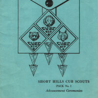 Scouts: Short Hills Cub Scouts Pack 1 Advancement Program, 1951