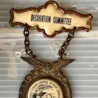 White Oak Ridge Chapel: WOR Decoration Committee Medal: First Sunday School in NJ - Millburn 1818