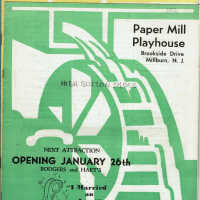 Programs August-November, 1952, Paper Mill Playhouse