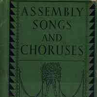 Assembly Songs and Choruses School Book, 1929