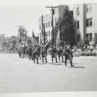 Centennial Parade: Period Costume Revolutionary War Color Guard, 1957