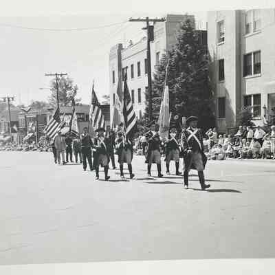 Centennial Parade: Period Costume Revolutionary War Color Guard, 1957