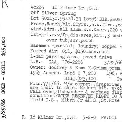 18 KILMER DRIVE