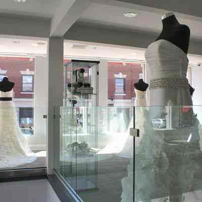 Red Carpet Bridal Store Interior