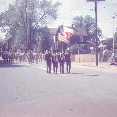 Centennial Parade:Color Guard, 1957