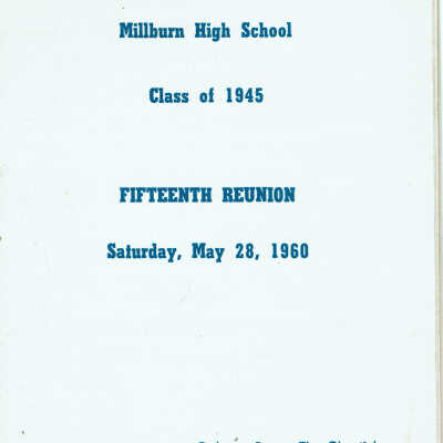 Millburn High School Class of 1945 Reunion