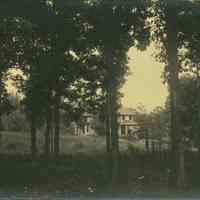 Hartshorn Album 3: House as viewed through screen of trees