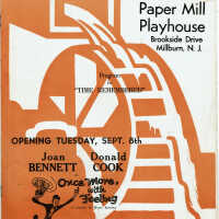 Time Remembered, 1959, Paper Mill Playhouse Program