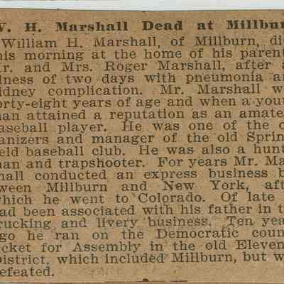 Flanagan: William Marshall Obituary