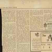          Millburn Art Center 1945 Scrapbook: Village Festival Reporting and Rain Date, 1945 picture number 2
   