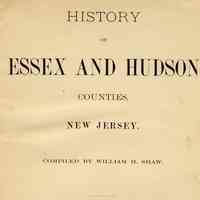          Hartshorn: History of Essex & Hudson Counties, Vol. I & II picture number 5
   