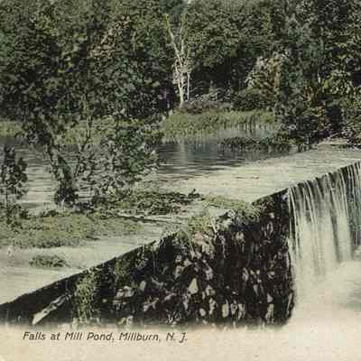 Mill Pond: Falls at Mill Pond, 1909