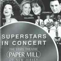 Paper Mill Playhouse Program: Superstars in Concert, 2001