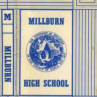 Millburn High School: Book Cover for Text Books, c. 1964