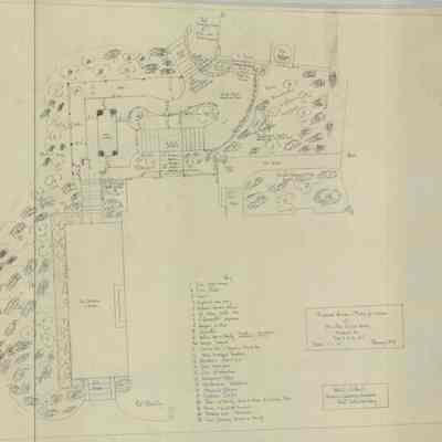 Wodell & Cottrell: Planting Plan for Mr. and Mrs. William Horton, 1972