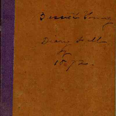 Kellogg: Bessie L. Young Diary, Fall 1872