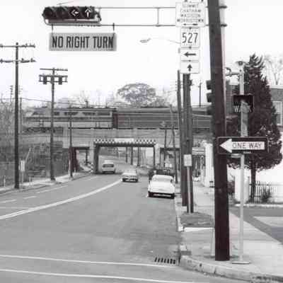 Main Street: Main Street Essex Street to Railroad Bridge, c. 1960