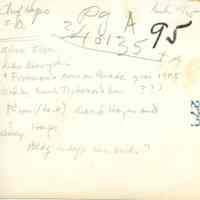          Verso of Centennial Collection photograph
   