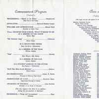          Millburn High School Commencement Program and Ticket, 1949 picture number 2
   