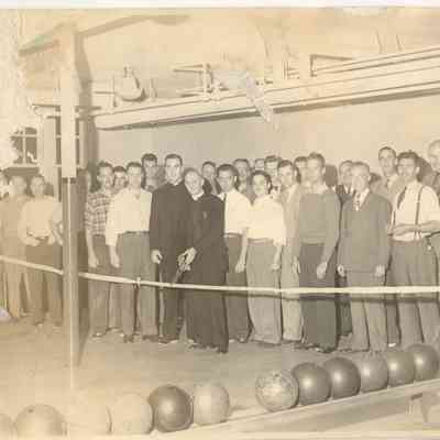Bowling: St. Rose of Lima Bowling Alley Opening, 1931