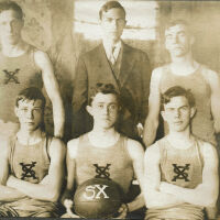 Marshall-Schmidt Album: Millburn S.X. Basketball Team, 1906