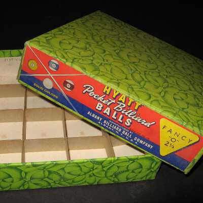 Hyatt Pocket Billiard Balls Box (Empty)