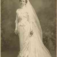 Meeker: Mary Maxwell Meeker Wedding Photograph, 1900