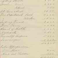 Wyoming Civic Association: Budget Plan, 1917