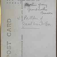          Great Uncle Ed Brison, Brother of my Grandmother Benson & Brother of Great Aunt Em.
   