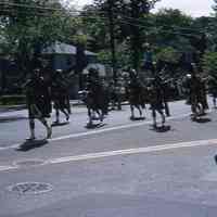 Centennial Parade: Gaelic Pipe Band Marching in Millburn Centennial Parade, 1957