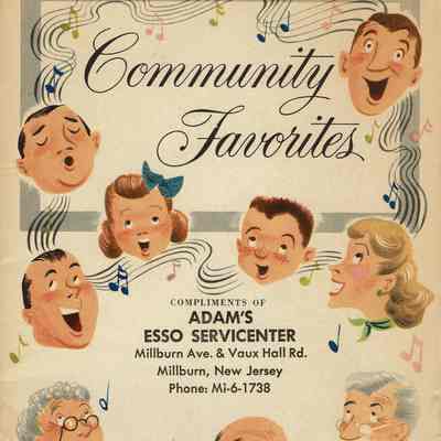 Esso Station: Adam's Esso Servicenter Community Songbook, c. 1940s