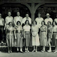 Millburn Recreation Department Staff Photograph, 1953