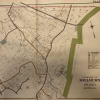 Map: Robinson Atlas Map of Millburn Township, 1928