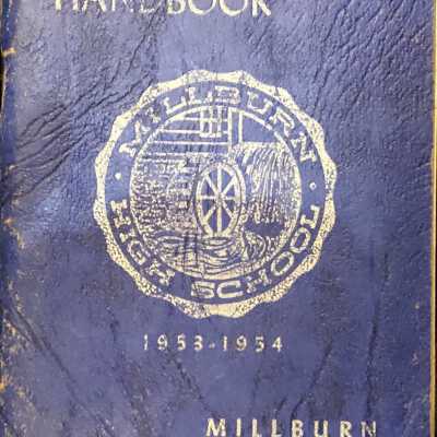 Millburn High School Handbook, 1953-4