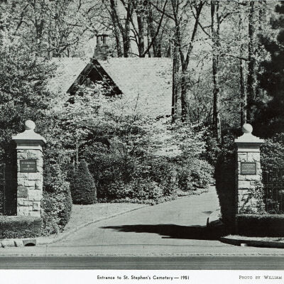 St. Stephen's Cemetery Entrance, 1951