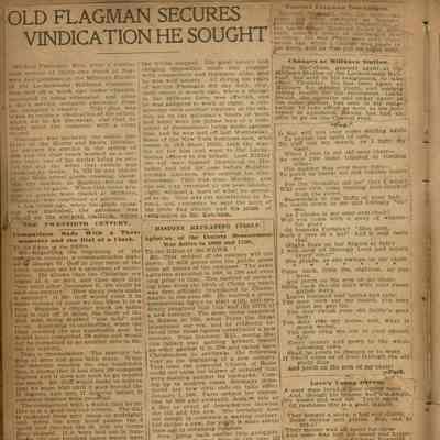 Flanagan Scrapbook: Michael Flanagan, John McCollum, Goff, page 10