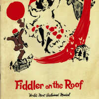 Paper Mill Playhouse Program: Fiddler on the Roof, 1972