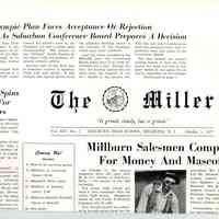 Millburn High School: The Miller, October 3, 1957