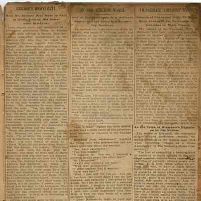 Flanagan Scrapbook: Millburn Election Bet, Fandango Mill, page 3