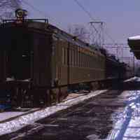 Railroad: Erie Lackawanna MU Train at Short Hills Station, 1968