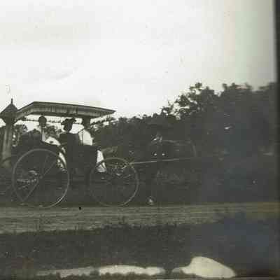 Marshall-Schmidt Album: Women in Horse-Drawn Carriage