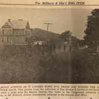          Irvington-Millburn Road Race: Photograph of Racers passing 393 Millburn Avenue, c. 1900 picture number 2
   