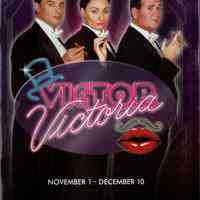 Paper Mill Playhouse Program: Victor/Victoria, 2000