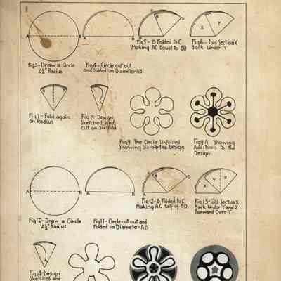 Decorative Paper Flowers Instructions from "100 Things a Girl Can Make," pp. 40 & 41
