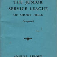 Junior Service League of Short Hills Annual Report, 1955-6