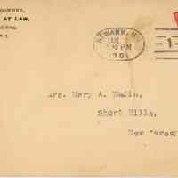 Nadin: Guild, Lum & Sommer Envelope to Mary Nadin, 1901